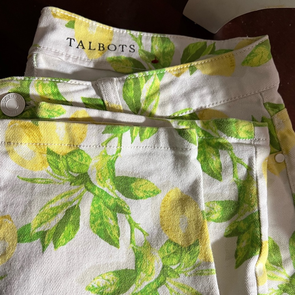 3/$36. Lemon Floral Demin